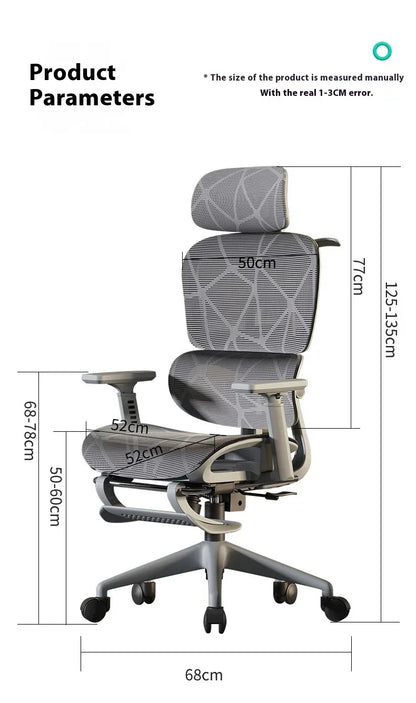 High Back Office Chair 3D Headrest Gaming Chairs Adjustable Computer Relaxing Massage Gamer Chair Ergonomic Office Furniture