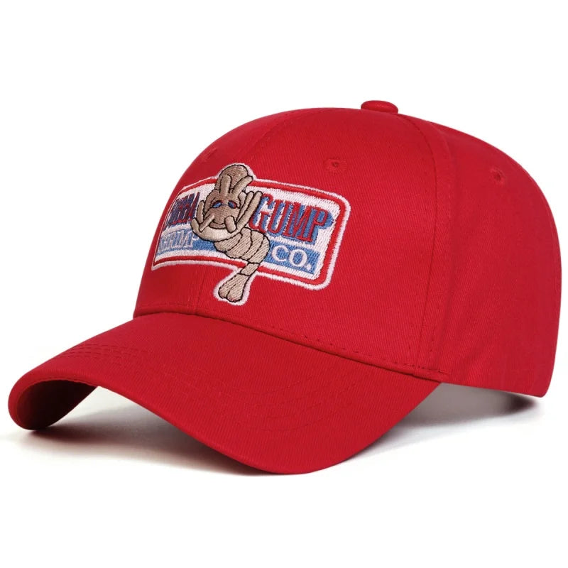 Fashion Design hat 1994 BUBBA GUMP SHRIMP Baseball cap men women Sport hats Summer Cap Embroidered casual Hat Forrest Gump caps