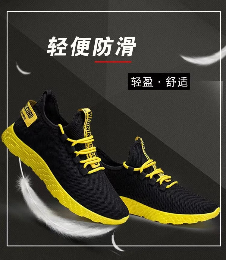 Heren sneakers, casual, lichtgewicht sportschoenen van mesh, zomers, voor heren, outdoor, zachte zool, ademend, comfortabel, modieus, trendy hardloopschoen