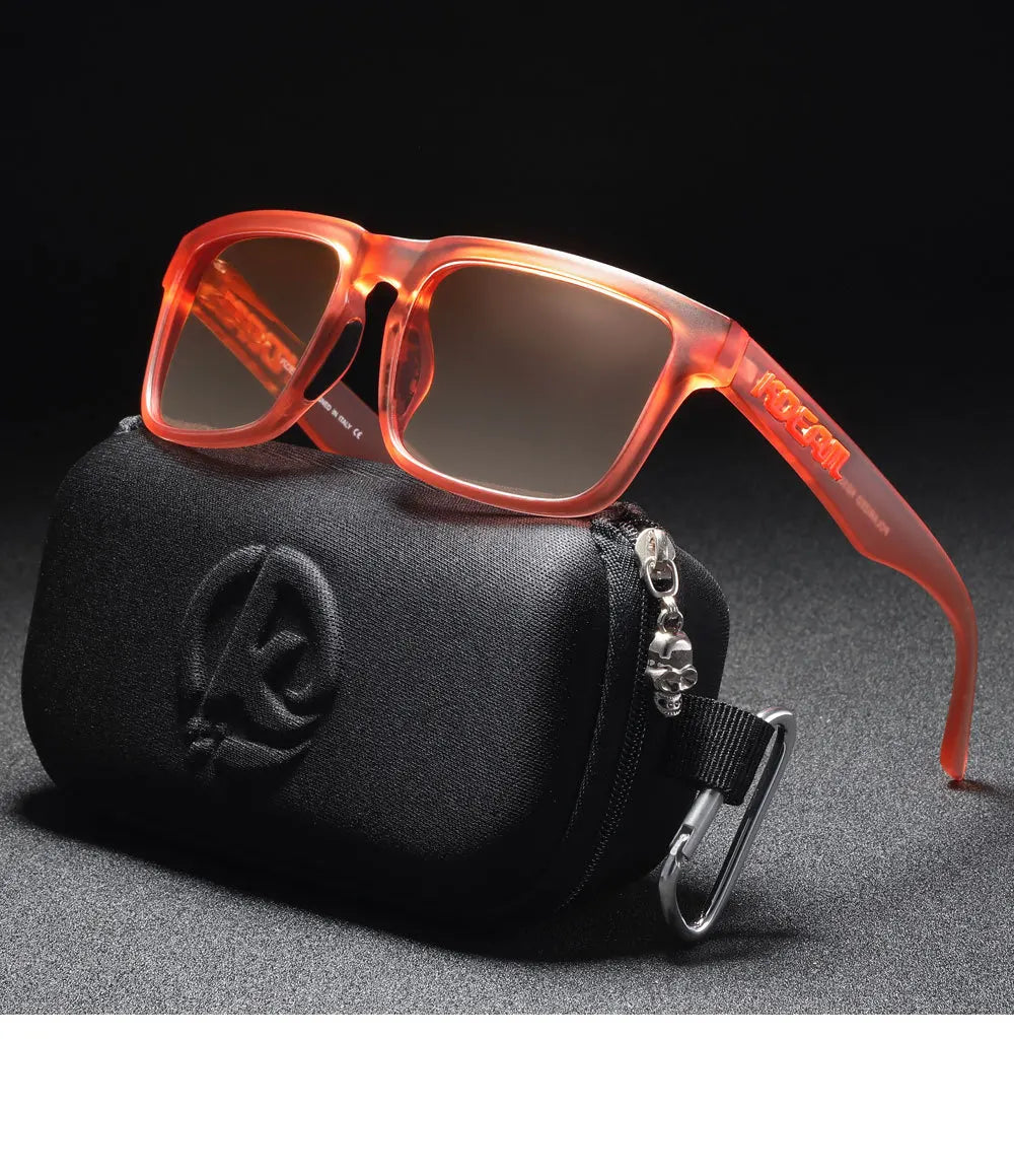 Kdeam High Quality Original Brand Design Polarized Sunglasses for Women Men Fashion Unisex  Trendy Outdoor Eyewear For Couple