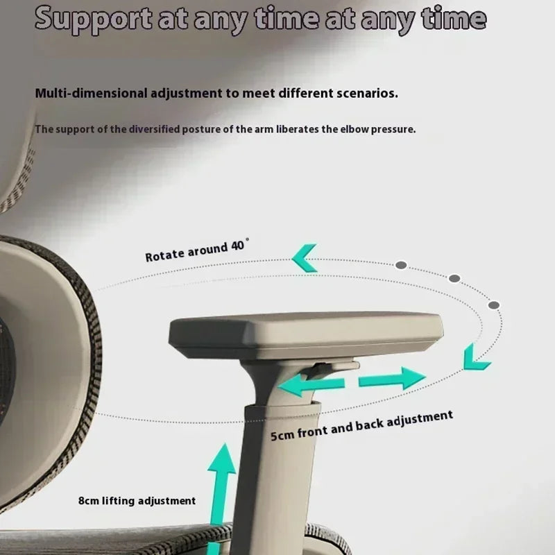 High Back Office Chair 3D Headrest Gaming Chairs Adjustable Computer Relaxing Massage Gamer Chair Ergonomic Office Furniture