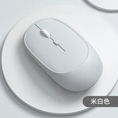 Bezdrátová myš Lenovo USB dobíjecí ergonomická s nastavitelným DPI, tichá kancelářská optická myš 2.4G Bluetooth pro hraní i kancelář
