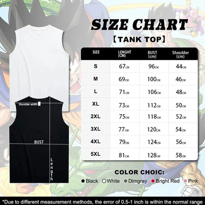 Dragon Ball Z Super Blue Vegeta American Retro Fitness-vest Y2K Harajuku-stil forår og sommer Ny herre-T-shirt til hverdagsbrug