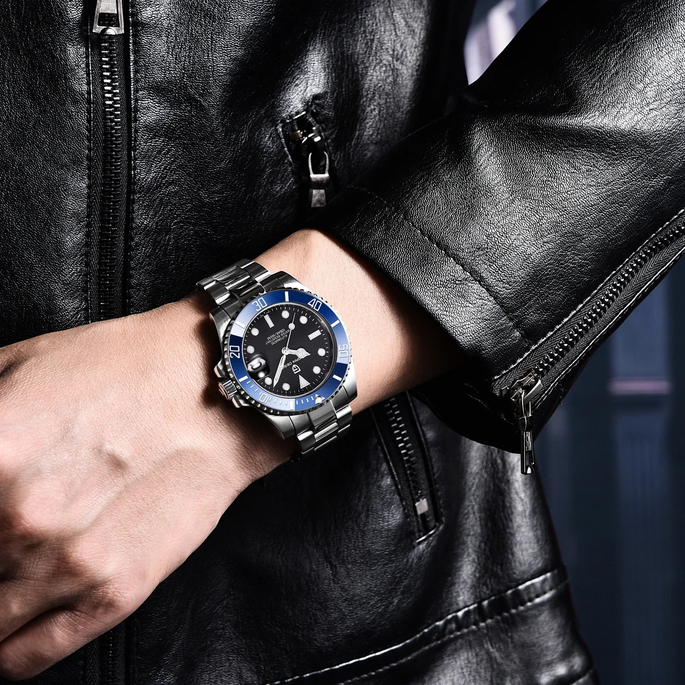 PAGANI DESIGN Men's Automatic Mechanical Watch PD1661 8215 Dive Stainless Steel Waterproof Clock Sapphire Reloj Hombre
