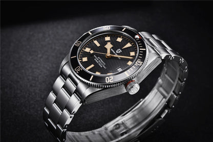 Montre automatique pour homme PAGANI DESIGN – Modèle de luxe type BB58, montre-bracelet mécanique, sportive, en acier inoxydable et étanche