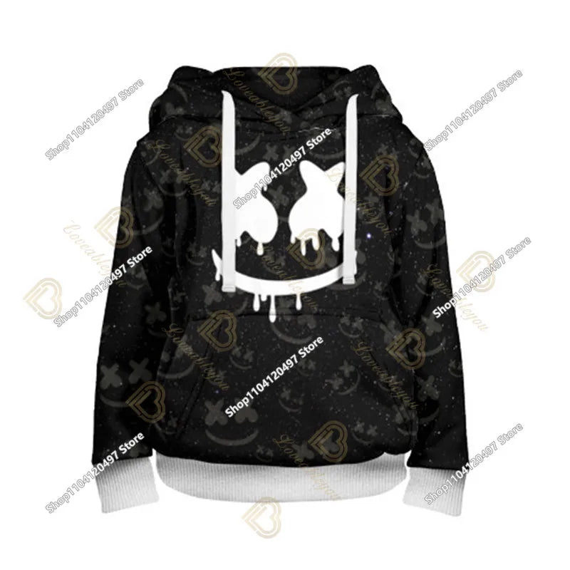 2-14Y Sweatshirt Fortnite Child Print Hoodie Sweatshirts Boys Girls Fashion Harajuku Jacket Kids Clothes Games Cosplay Costume