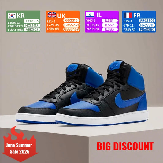Nike Ebernon matalavartiset klassiset, mukavat, luistamattomat, pehmustetut ja kestävät unisex-skate-kengät jokapäiväiseen käyttöön AQ1773-001