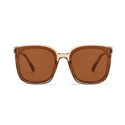 New Big Frame Sunglasses for Women Fashion Square Too Glasses Ladies Glasses Outdoor Sunshade Mirror for Men