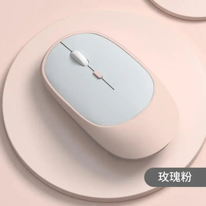 Bezdrátová myš Lenovo USB dobíjecí ergonomická s nastavitelným DPI, tichá kancelářská optická myš 2.4G Bluetooth pro hraní i kancelář