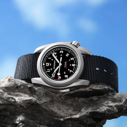 Boderry Field Watches Bronze Case Automatic Mechanical VOYAGER Watch Men's 100M Waterproof Clock Military Top Brand Wristwatch