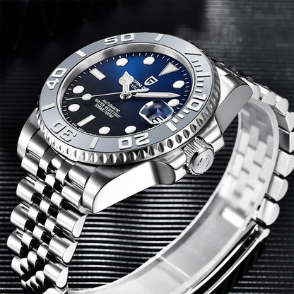 PAGANI DESIGN V2 Japan Mov't 40MM Luxury Men Mechanical Watch Sapphire Glass Ceramic Bezel Automatic Diving Watches for Men