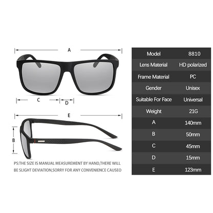 Luxury Square Polarized Cycling Sunglasses UV400 Male Vintage Eyewear Men Women Fashion Travel Driving Fishing Windproof Glasses