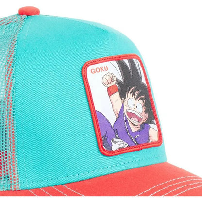 Dragon Ball Z Anime – malá bavlněná baseballová čepice Son Goku – nová – pro muže i ženy – hip hop – pro tatínky – nastavitelná síťovaná čepice – trucker čepice