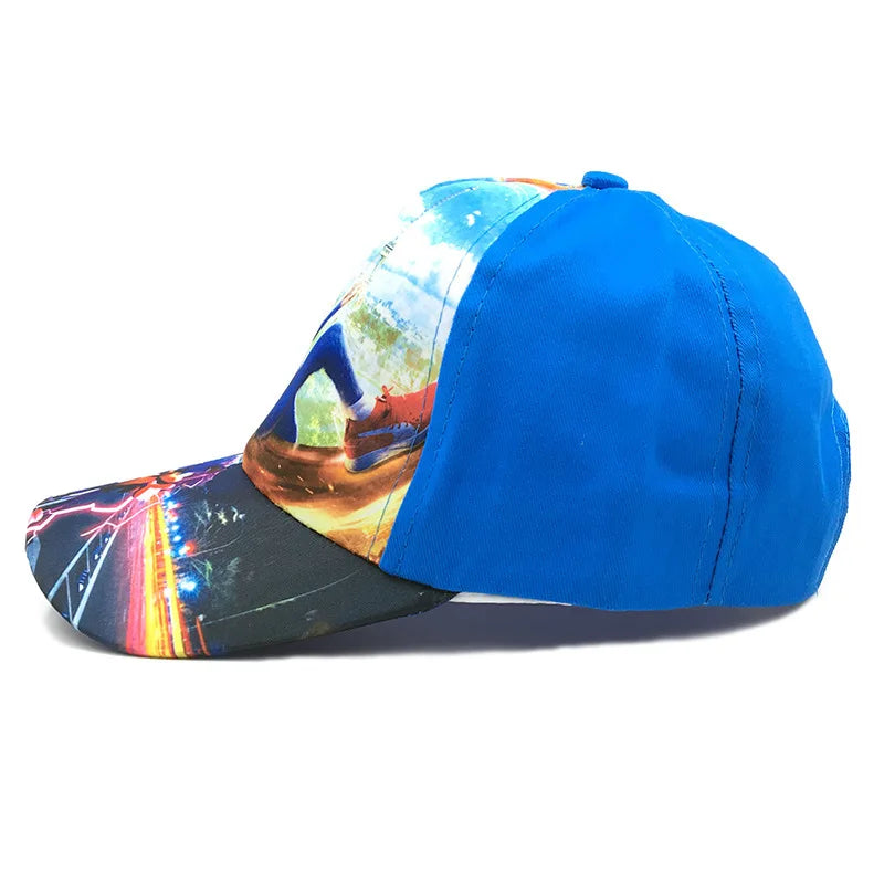 50-54cm Children's Sonic Cartoon Baseball Cap Anime Hedgehog ShadowTails Knuckles Character Sun Protection Cap Accessory Gifts