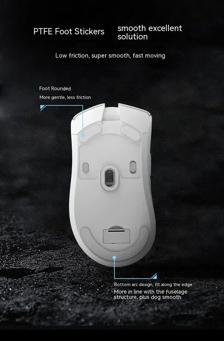 Metaphyuni Metapanda P1 belaidė pelė P1 Pro Max Paw3395L, mažos delsos, lengva e. sporto žaidimų pelė, ergonomiška, PC žaidėjui skirta dovana