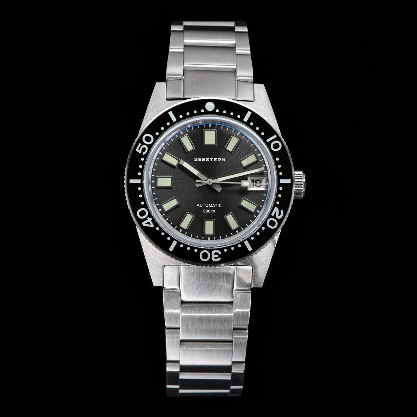 62MAS Diver Men Watch 38mm Original Sapphire Glass Nh35 Automatic Mechanical Waterproof Luminous Date Ceramic Bezel 200M Pro v3