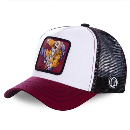ALL Styles Dragon Ball Baseball Cap Snapback Peaked Cap Men's Embroidery Hip-Hop Cap Style Sun Visor Adjustable Trucker Mesh Cap