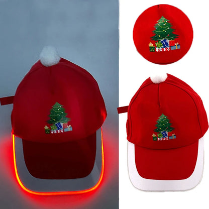 Gorra de béisbol luminosa LED de moda, gorra hip hop iluminada para bar y club, gorra fluorescente para hombre y mujer, accesorios para DJ, baile y disfraces