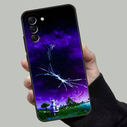 M-Midas F-Fortnite калъф за телефон за Samsung Galaxy A13,A21s,A22,A31,A32,A52,A53,A71,A80, мек черен кейс