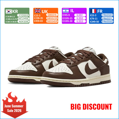 Nike Dunk Low Unisex Retro Classic Πολυλειτουργικά Αντιολισθητικά Παπούτσια DD1503-124
