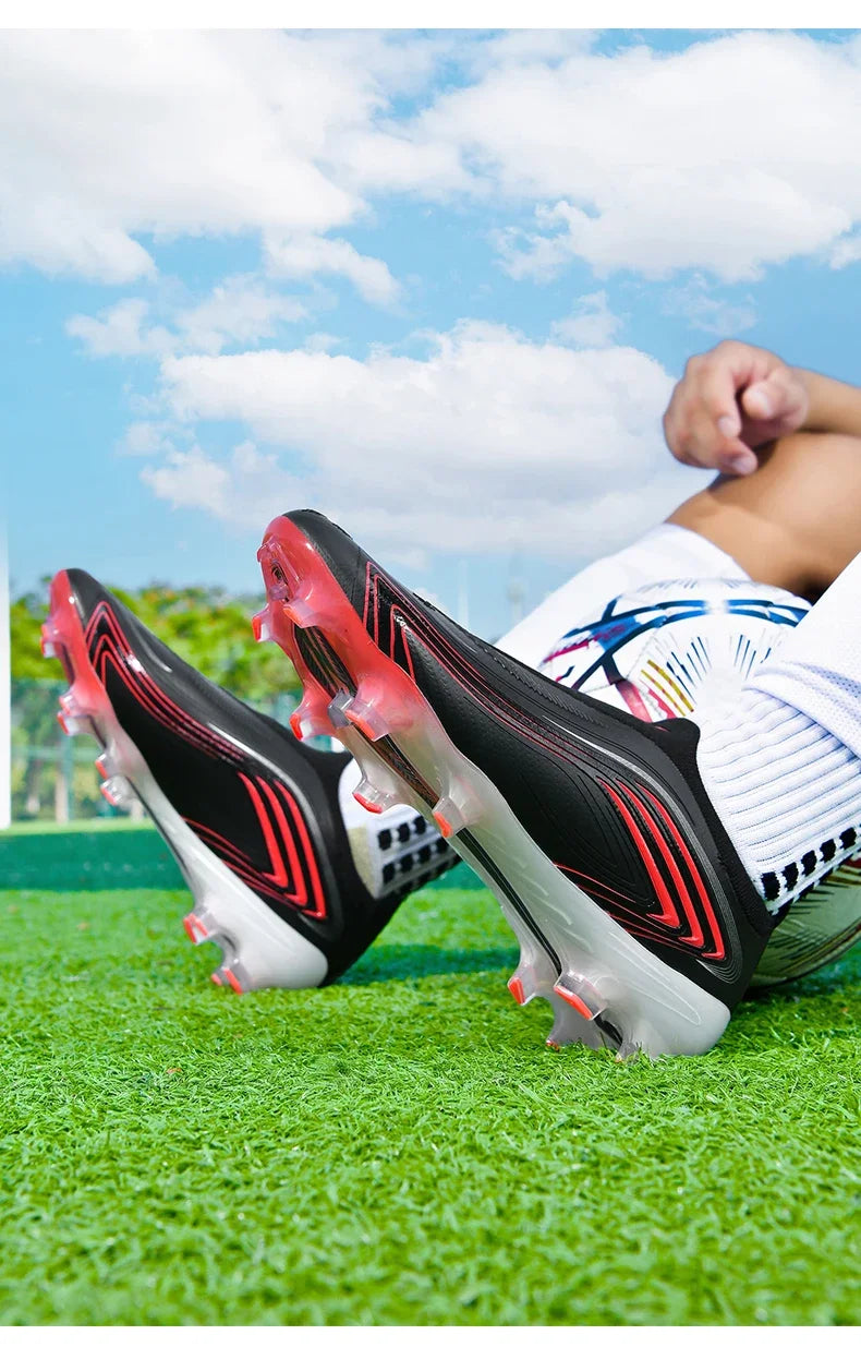 Nouvelles chaussures de football pour hommes TF/FG, chaussures de football professionnelles de haute qualité, chaussures de futsal unisexes pour femmes, vente chaude, crampons ultralégers, baskets.