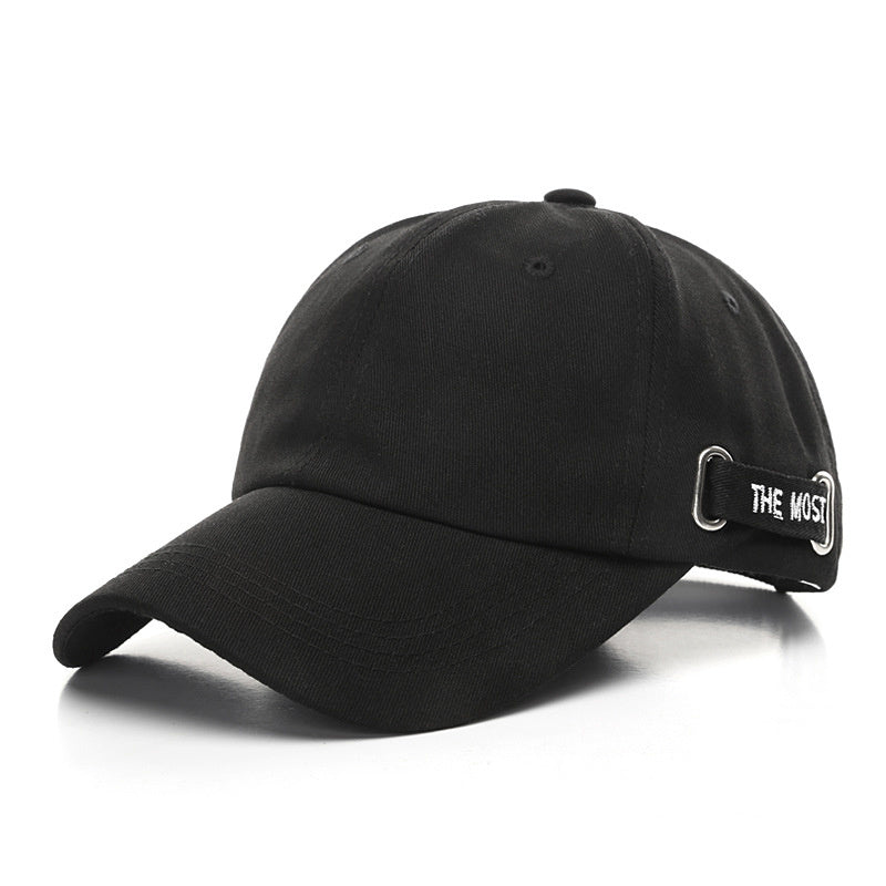 Cappellini da baseball alla moda per uomo e donna, in tinta unita, con chiusura a scatto, ideali per studenti