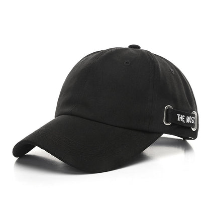 Cappellini da baseball alla moda per uomo e donna, in tinta unita, con chiusura a scatto, ideali per studenti