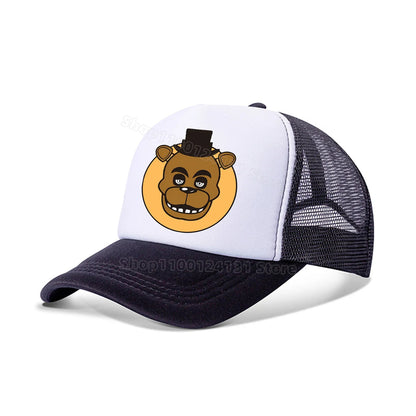 Five Nights At Freddys Baseball Cap for Kid Adult Caps FNAFS Anime Figure Peaked Hat Cotton Summer Hats Fashion Accessories Gift