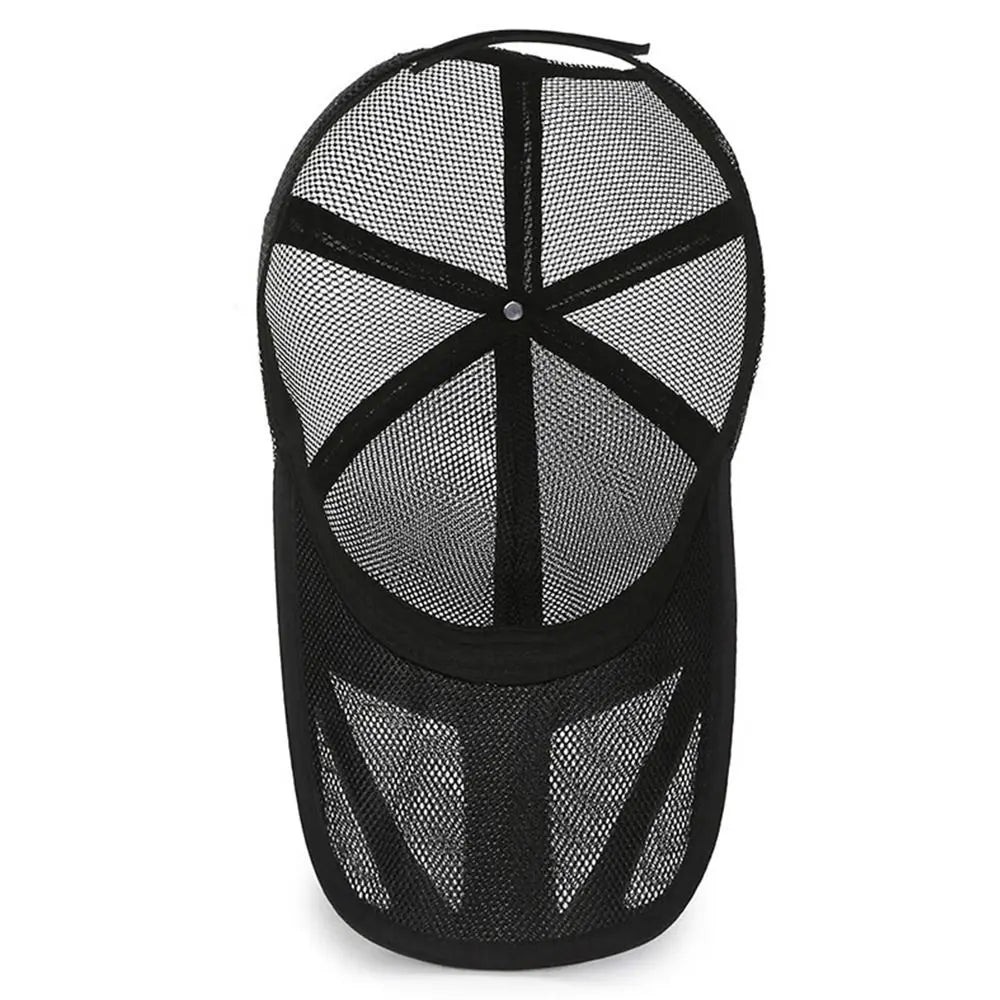 Breathable Sun Protection Caps Fashion Men Women Full Mesh Hats Summer Sunscreen Hats Sun Protection Caps Baseball Cap