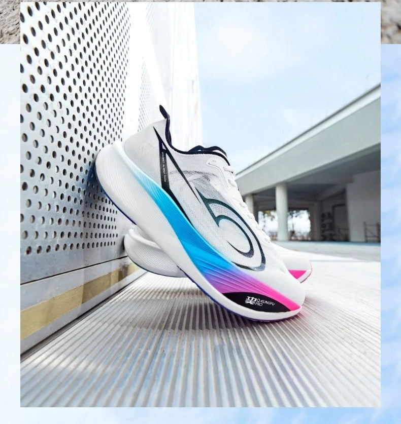QIAODAN Feiying PB3 Enhanced Edition Professional Marathon Carbon Board Running Shoes 2025 Men's Sneakers QDB023251299T