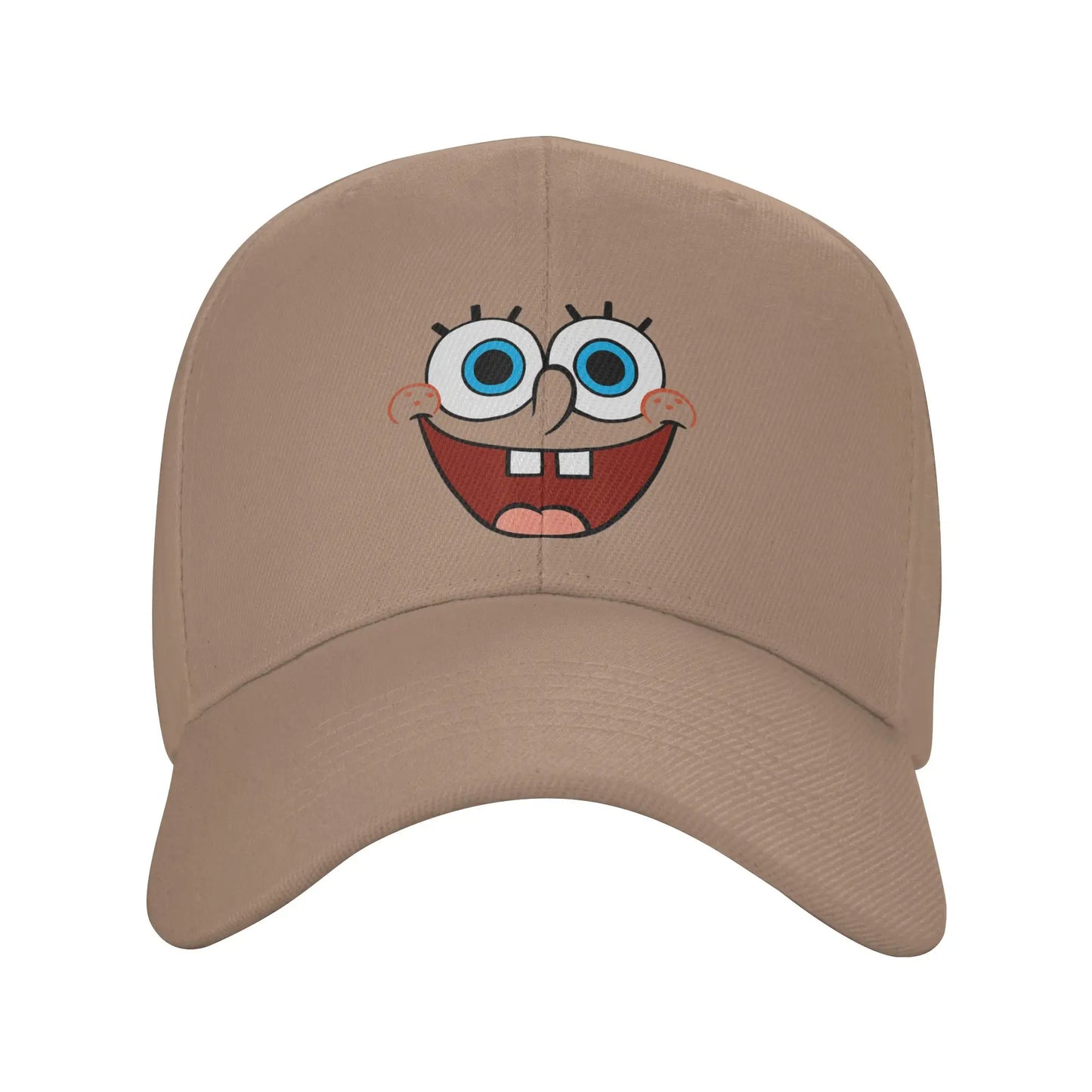 Spongebobs Large Smiling Face Sun Baseball Cap  Spring y2k Retro Trucker Hat For Couple Women Tennis Skate Baseball Caps