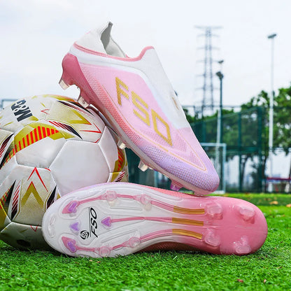 Nouvelles Chaussures de Football pour Hommes Antidérapantes, Crampons Garçons, Chaussures de Foot à Succès, Baskets de Match Extérieur sur Gazon, Haute Qualité, Montantes, Légères