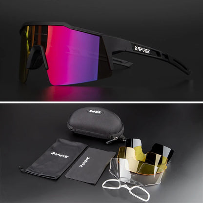 Polarized Cycling Sunglasses Outdoor Bicycle Glasses Men MTB Cycling Glasses Women Road Bike Glasses UV400 Bicycle Sunglasses