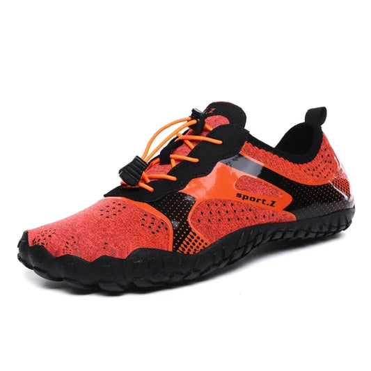 Lichtgewicht, verfrissende aqua-laarzen voor heren; ademende waterschoenen voor dames; antislip, slijtvaste sport- en wandelsneakers