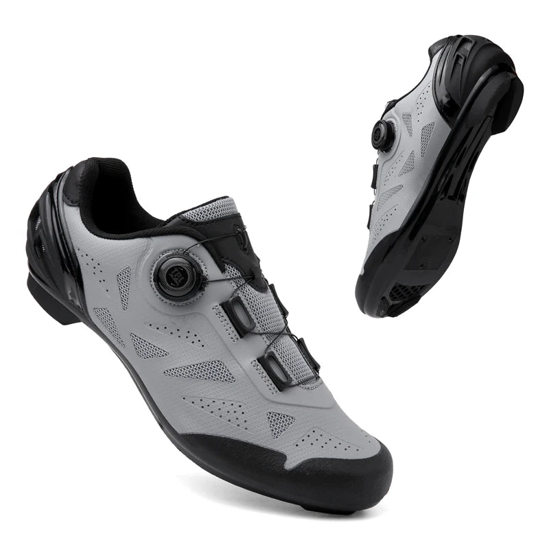 2026 New Men's Non - Slip Breathable Lock - Type Mountain Bike Cycling Shoes Durable Adjustable Outdoor Sports Footwear