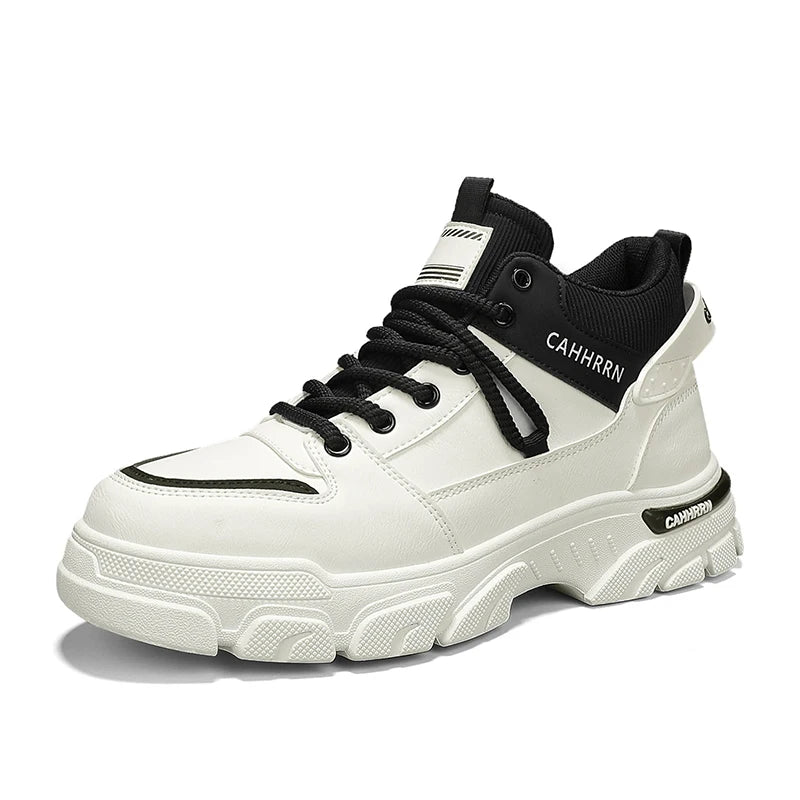 Bottes montantes Unky jaunes et noires 2026 pour hommes – Imperméables et résistantes à l'usure, idéales pour les adolescents du Golfe