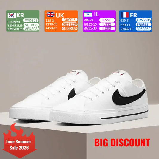 Nike Court Legacy Sneakers – klassisk komfort, stødabsorberende, skridsikker, slidstærk til hverdagsbrug CW6539-101