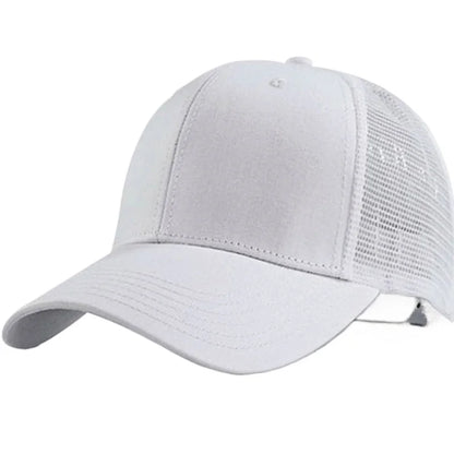 Șapcă de baseball cu plasă, mărime mare (65-70 cm), pentru circumferința capului mare – șepci de vară pentru bărbați, respirabile, de protecție solară