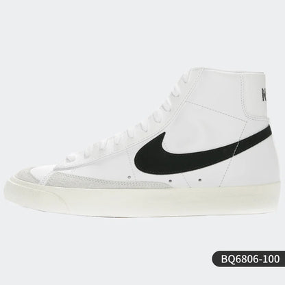Nike Official Authentic BLAZER MID '77 Men's and Women's Casual Comfortable Sneakers BQ6806-100