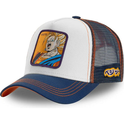 High Quality Dragon Ball Z Styles Anime Son Goku Cotton New Baseball Cap Men Women Hip Hop Dad Adjustable Mesh Hat Trucker Hat