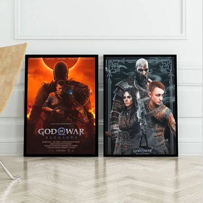 Pop Game God Of War Ragnarok Good Quality Prints And Poster Wall Art For Study Living Room Decor Unique Home Decoration Picture