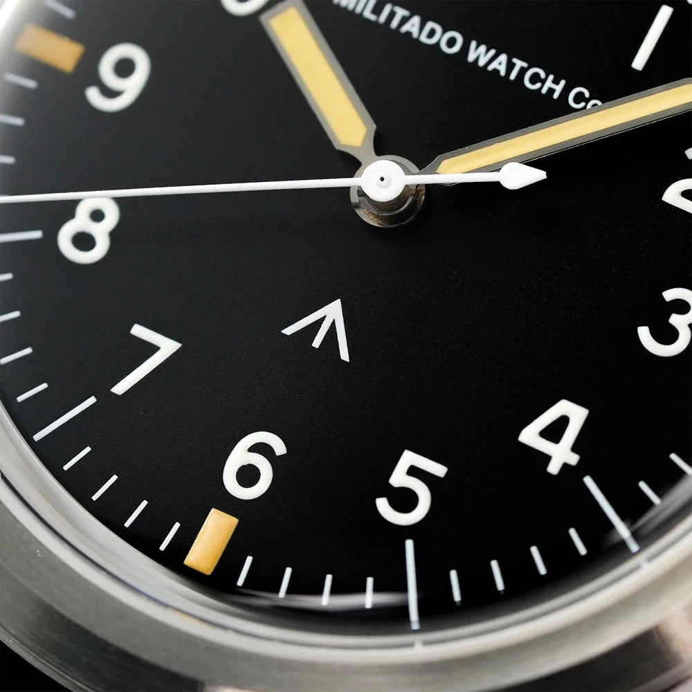 Militado ML14 Limited Edition Quartz Watch VH31 Sweep Second Quartz Movement Watch Sapphire Crystal BGW9 C3 Luminous Men's Watch