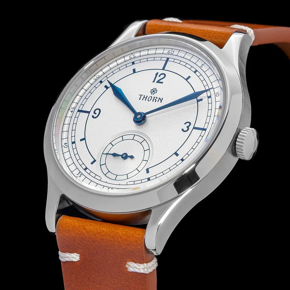 Thorn T001 Quartz Watch Fashion Sapphire Waterproof Grilled Men Watch VD78 Movement 316L Stainless Steel Business Luxurys Watch