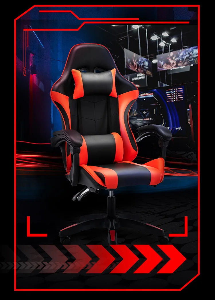 Silla gaming para cibercafé y esports Sponge, silla de ordenador para cibercafé, silla de oficina reclinable para el hogar, cómoda y giratoria