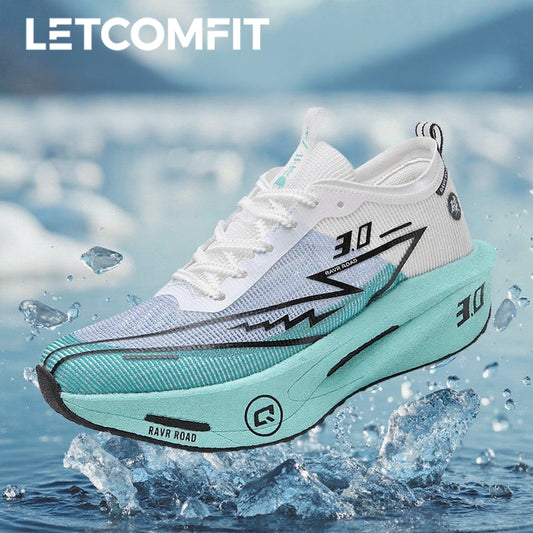 Heren Carbon Board Sneakers Antislip Gevoerd Comfortabele Race- en Trainingsschoenen voor hardlopen Mesh Tennisschoenen Casual voor dames