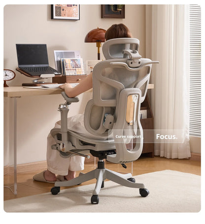 S950 Ergonomic Office Chair Adjustable Computer Chair, Gaming Chair with Lumbar Support, Comfortable Study Chair for Home Office & Work