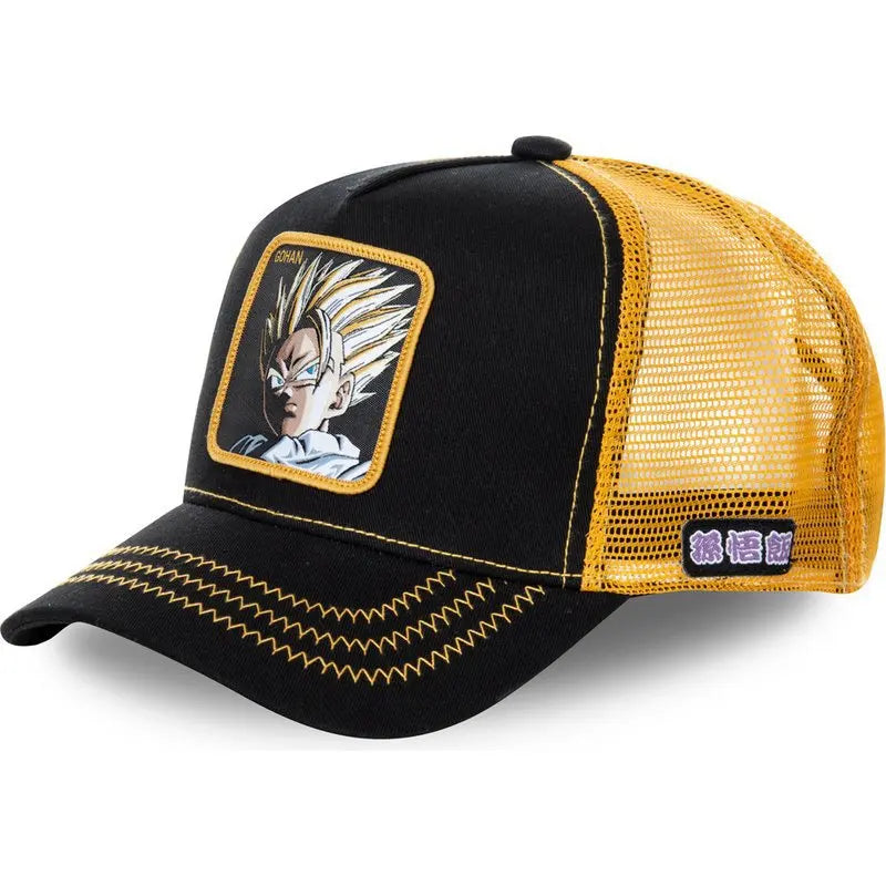 High Quality Dragon Ball Z Styles Anime Son Goku Cotton New Baseball Cap Men Women Hip Hop Dad Adjustable Mesh Hat Trucker Hat