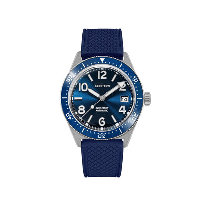 SEESTERN Diver Men Watch Automatic Mechanical Wristwatches NH35 Movement Ceramic Bezel 20Bar Waterproof Sapphire Luminou S434-2