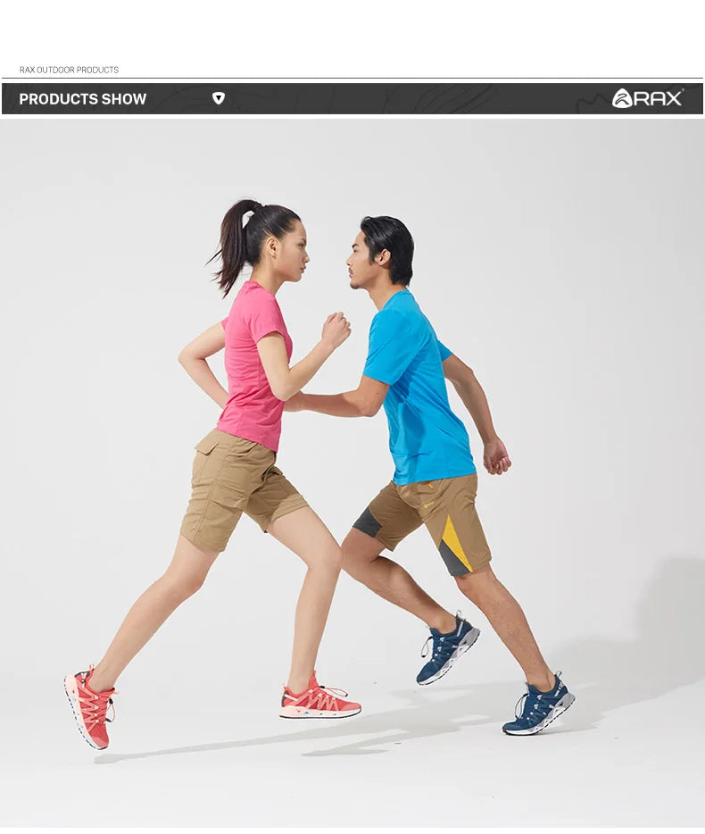 RAX Nieuwe heren- en dameszomerwandelschoenen, ademende Upstream-schoenen, trekkingschoenen, waterschoenen, outdoor-, vis- en kampeerschoenen, sneakers voor heren