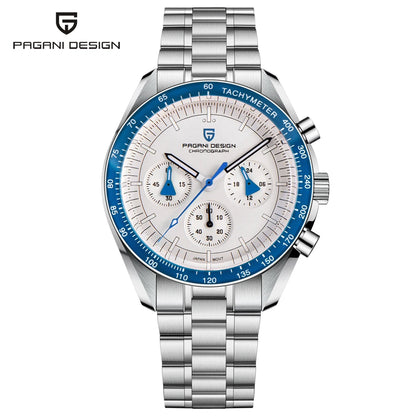 2026 New PAGANI DESIGN Golden Moon Mens Watches Luxury Quartz Watch Men Speed Sports Chronograph Man AR Sapphire Waterproof Gift